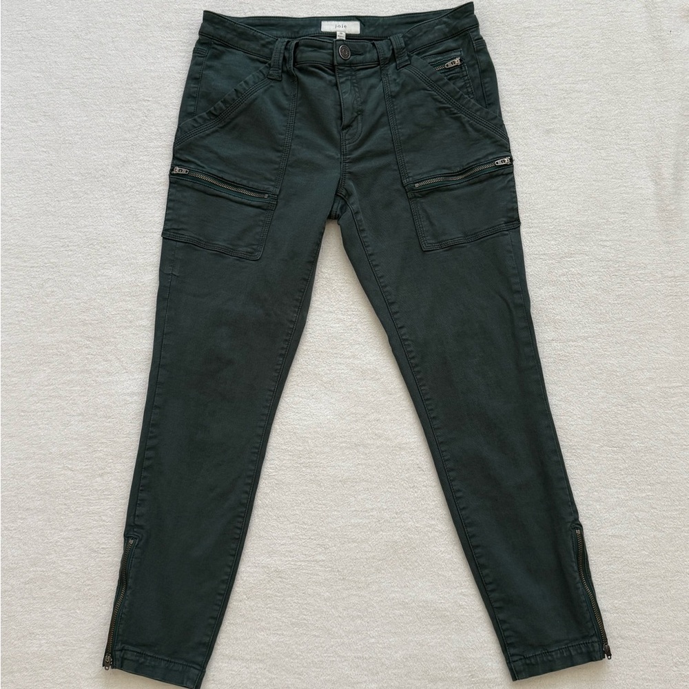 Joie Olive Green Utility Moto Skinny Pants - Women’s Size 29